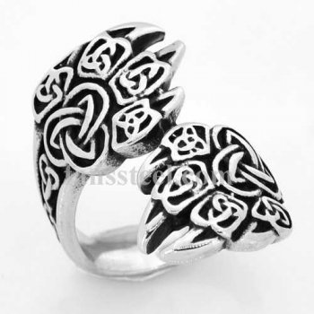 FSR14W20 celtic knot claw ring