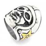 FSR12W67G route 66 star helmet cigarette  rider ring