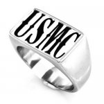 USMC07 custom made 4 letters  ring personalized gift