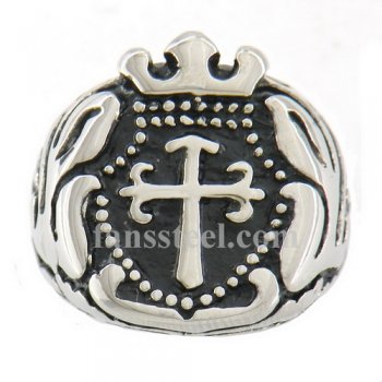 FSR09W32 maltesse cross crown cross ring