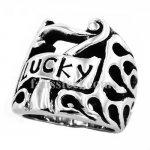FSR11W67 flame lucky seven gamble Ring