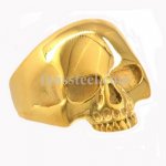 FSR08W46G  ghost skull BIKER ring 