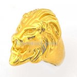 FSR09W18G king lion Leo animal ring 