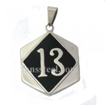 FSP17W25B number thirteen biker pendant