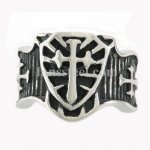 FSR08W95 Fleur De Lis Shield Cross Ring