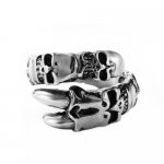 FSR22W32  Skull  ring