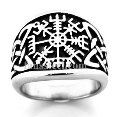 FSR20W25 Vegvisir and Knotwork ring