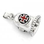 FSP17W95R IRON CROSS RIDER bell biker Pendant