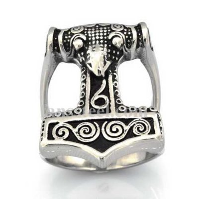 FSR15W00 Viking thors hammer ring