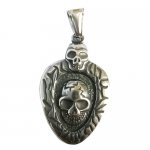 FSP18W93  Skull Pendant