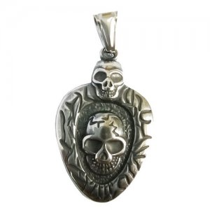 FSP18W93 Skull Pendant