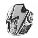 FSR21W80 Lighting Skull ring