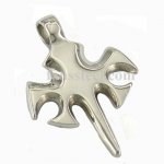 FSP04W29 Geometric Battle Axe Cross Pendant