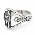 FSR14W80 Hercules skull Ring 