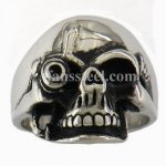 FSR08W44 Eyed Ghost Skull  Ring 