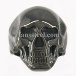 FSR09W02B teeh open smiling skull ring