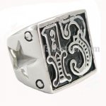 FSR10W33  13 evil biker ring cutout star