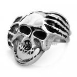 FSR08W97 hand claw  skull  gothic ring