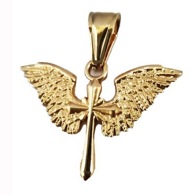 FSP19W76 Cross Wings Pendant
