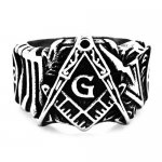 FSR20W98 freemasonry all seeing eye god's miracle masonic ring