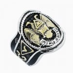 FSR14W08 freemasonry 32 degree eagle scout s ring