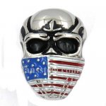 FSR12W41  mask skull ring