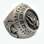 FSR12W75 free bird bead hand ring