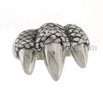 FSR00W80B Eagle claw Medallion Ring