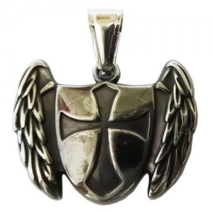 FSP19W01 Cross Wings Pendant