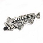 FSP17W65 Fish skeleton pendant