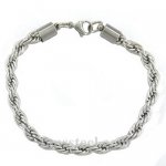 twist rope bracelet thickness 5mm length 21cm FSB00W37