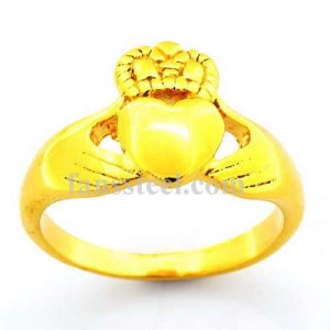 FSR11W25G Claddagh Friendship Ring