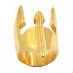 FSR12W99G iron man mask biker ring