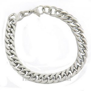 four sides polished bracelet width 8mm length 21cm FSB00W39