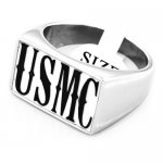 USMC07 custom made 4 letters  ring personalized gift