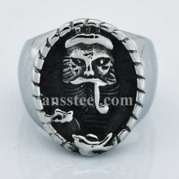 FSR14W28 oval Santa Claus head ring