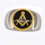 MBLR0001 custom made Master mason masonic ring 