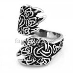 FSR14W20 celtic knot claw ring