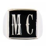 S2SBSL Memorial Initials Ring 2 Letters Name Customized Ring