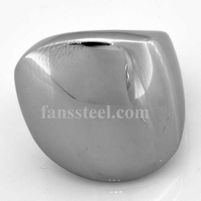 FSR06W71 irregular convex signet ring