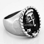 FSR14W28 oval Santa Claus head ring