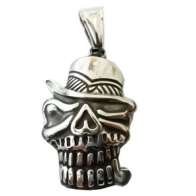 FSP18W70 Cowboy Skull Pendant