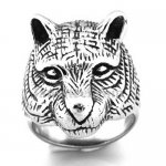 FSR20W41 wolf animal ring