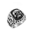 FSR22W20  13 Skull  ring