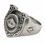 FSR12W76  sunshine triangle all seeing eye  Ring