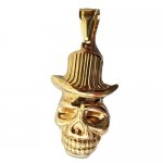 FSP18W72 Cowboy Skull Pendant