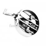 FSP16W91 Convict Skull prisoner pendant