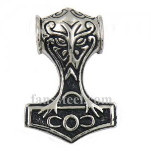 FSP16W18 tribal thors hammer pendant