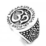 FSR20W27 tibet buddha letter OM ring