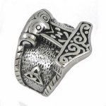 FSR13W88 Celtic thors hammer ring